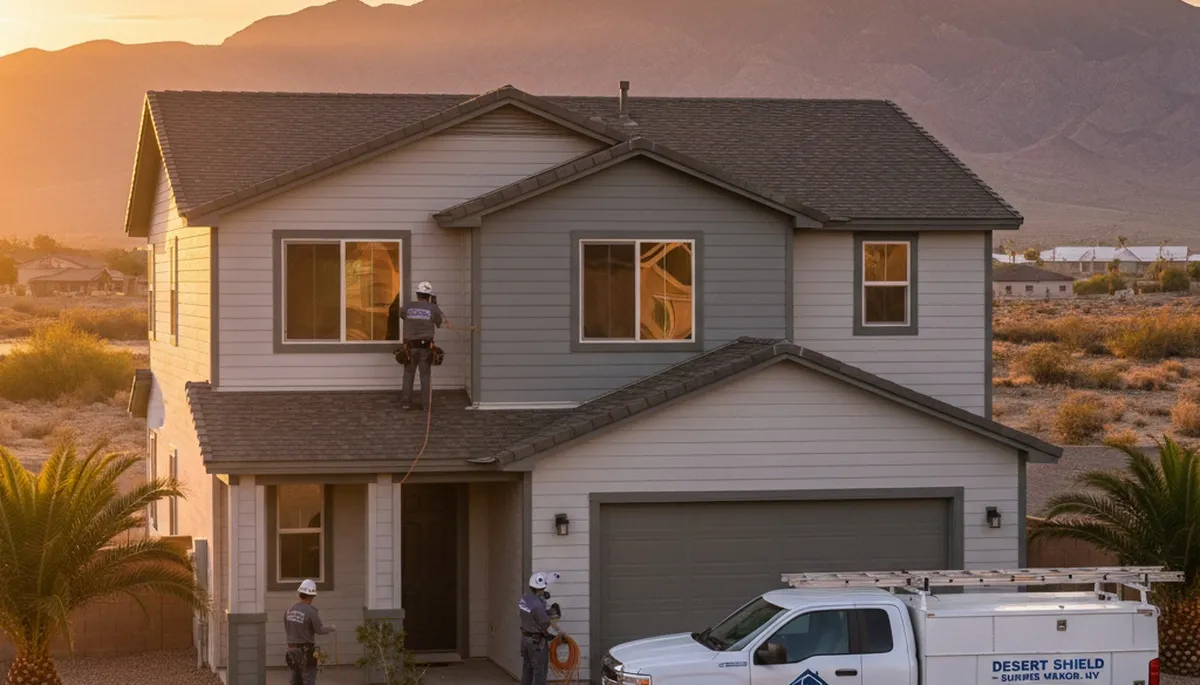 Vinyl siding installation by sidinglasvegas.com home exterior contractors in Las Vegas NV